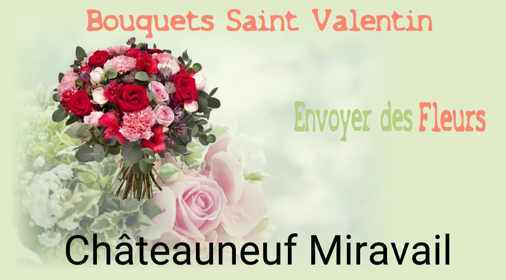 Roses de Saint-Valentin livrées à Châteauneuf-Miravail
